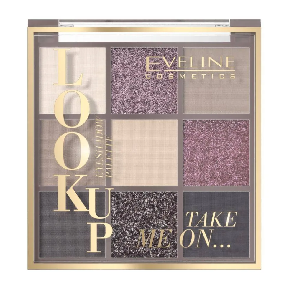 Eveline Cosmetics Look Up paleta 9 cieni do powiek Take Me On 10.8g