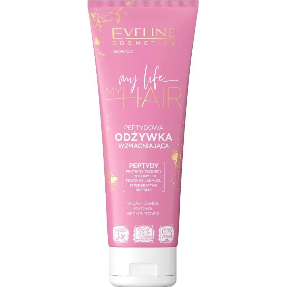 Eveline Cosmetics My Life My Hair peptydowa odżywka wzmacniająca 250ml