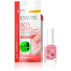 Eveline Cosmetics Nail Therapy Professional SOS odżywka wzmacniająca dla kruchych i łamliwych paznokci 12ml
