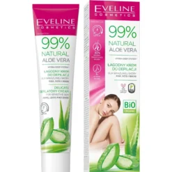 Eveline Cosmetics 99% Natural Aloe Vera krem do depilacji rąk nóg i bikini 125ml