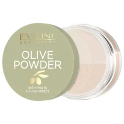 Eveline Cosmetics Olive Powder puder sypki z ekstraktem z liści i nasion oliwki 8g