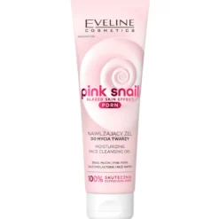 Eveline Cosmetics Pink Snail nawilżający żel do mycia twarzy 140ml
