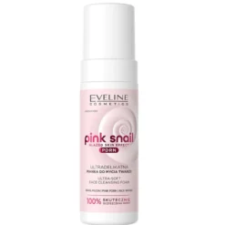 Eveline Cosmetics Pink Snail ultradelikatna pianka do mycia twarzy 150ml