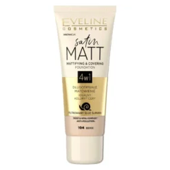 Eveline Cosmetics Satin Matt Foundation matujący podkład do twarzy 104 Beige 30ml