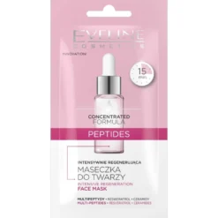 Eveline Cosmetics Skoncentrowana formuła intensywnie regenerująca maseczka do twarzy Peptides 8ml