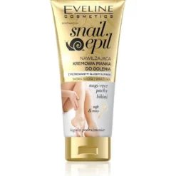 Eveline Cosmetics Snail Epil nawilżająca kremowa pianka do depilacji ze śluzem ślimaka do skóry suchej i wrażliwej 175ml