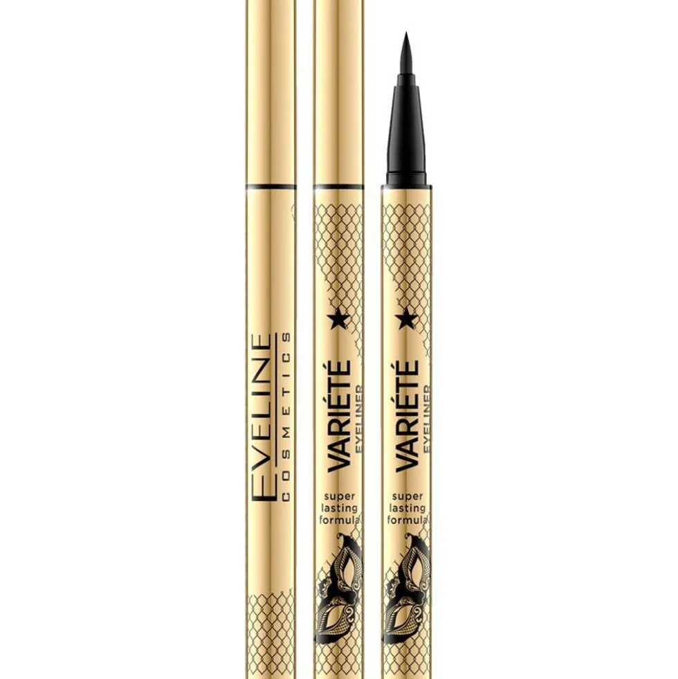 Eveline Cosmetics Variete Eyeliner wodoodporny eyeliner Ultra Black 2g