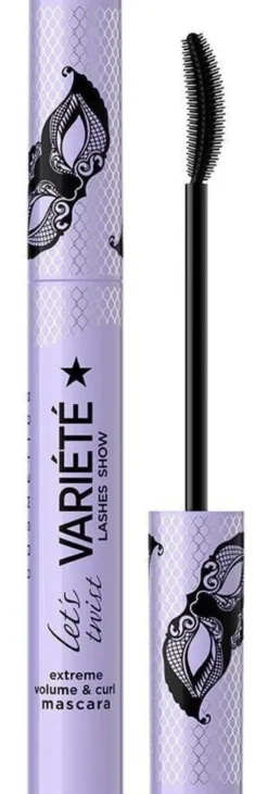 Eveline Cosmetics Variete Let's Twist tusz dający efekt spektakularnego wachlarza rzęs Black 10ml