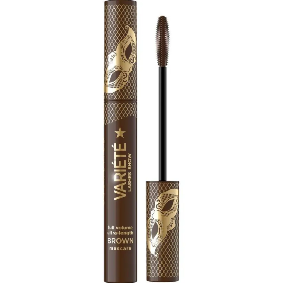 Eveline Cosmetics Variete pogrubiająco-wydłużający tusz do rzęs Brown 10ml