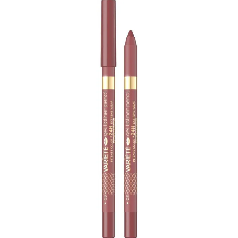 Eveline Cosmetics Variete wodoodporna żelowa konturówka do ust 03