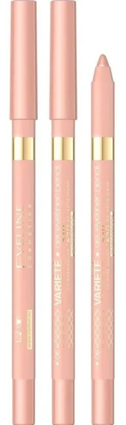 Eveline Cosmetics Variete wodoodporna żelowa kredka do oczu 06 Champagne