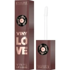 Eveline Cosmetics VinyLove długotrwała pomadka płynna z efektem winylowym 07 Nudy 4ml
