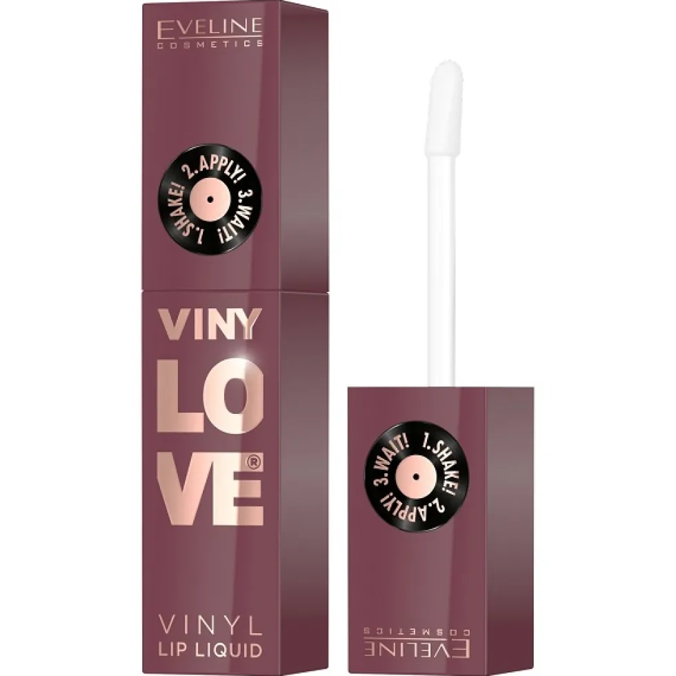 Eveline Cosmetics VinyLove długotrwała pomadka płynna z efektem winylowym 08 Honey 4ml