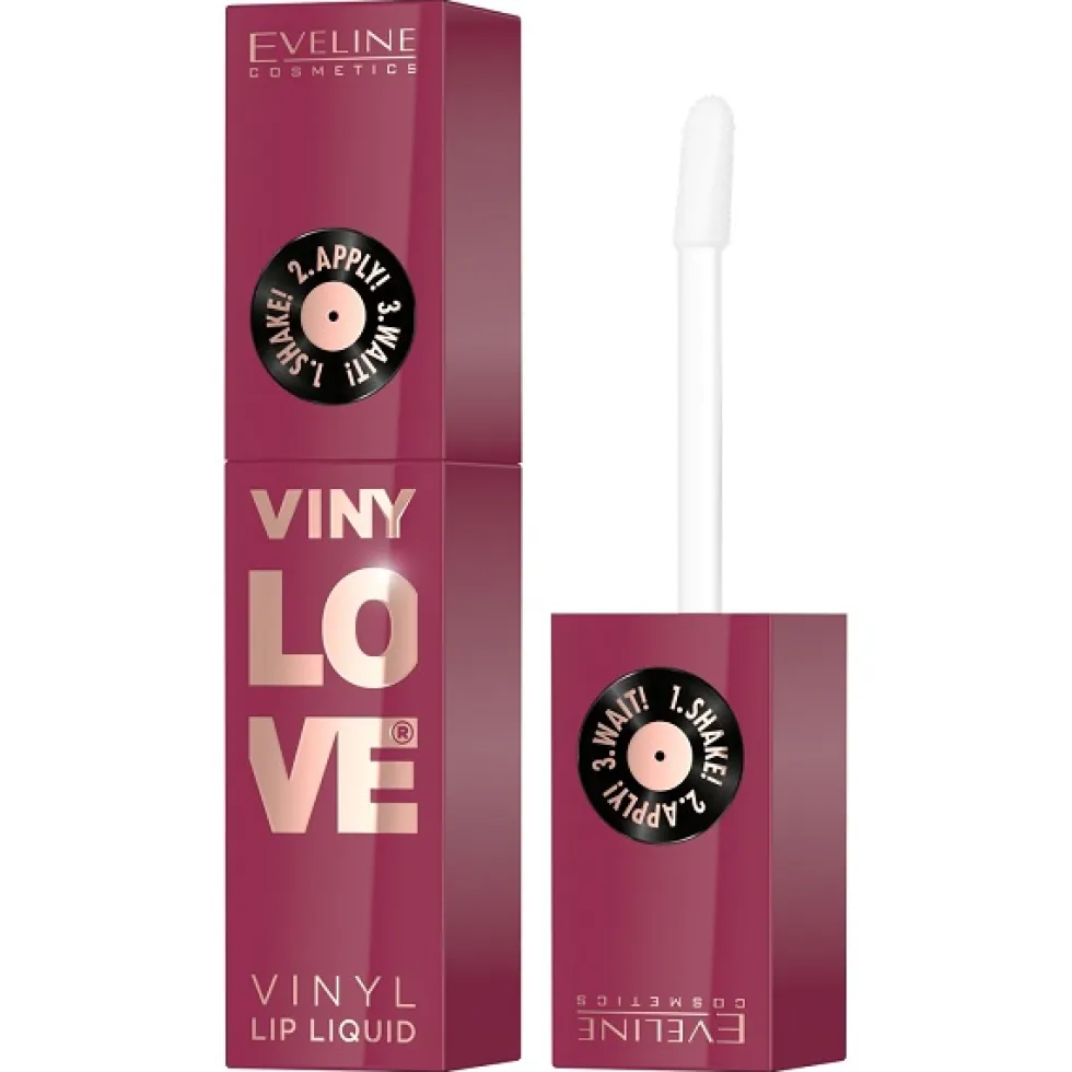 Eveline Cosmetics VinyLove długotrwała pomadka płynna z efektem winylowym 10 Blushy 4ml