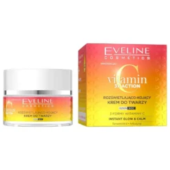 Eveline Cosmetics Vitamin C 3x Action rozświetlająco-kojący krem do twarzy 50ml
