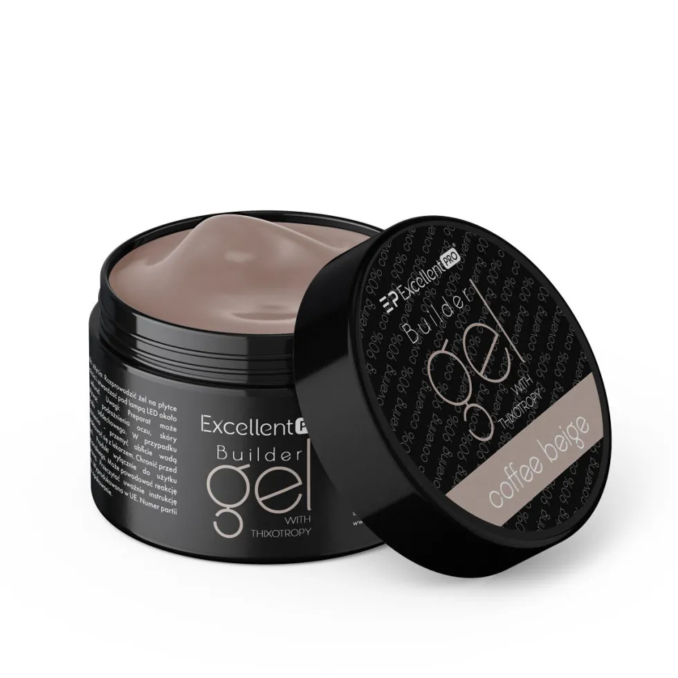 Excellent PRO Builder Gel With Thixotropy żel budujący Coffee Beige 50g