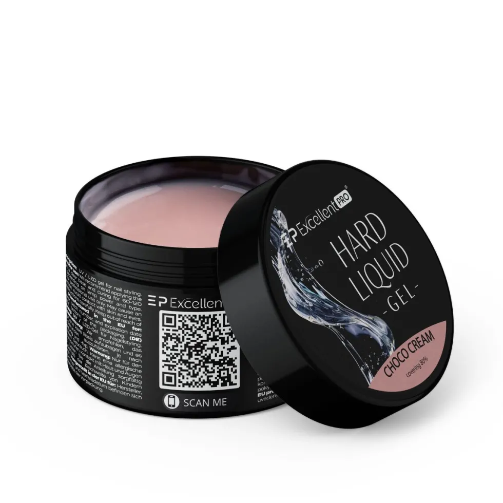 Excellent PRO Hard Liquid Gel żel budujący Choco Cream 50g
