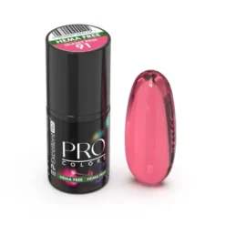 Excellent PRO Pro Colors Hema Free lakier hybrydowy 91 Glassy Pink 7g