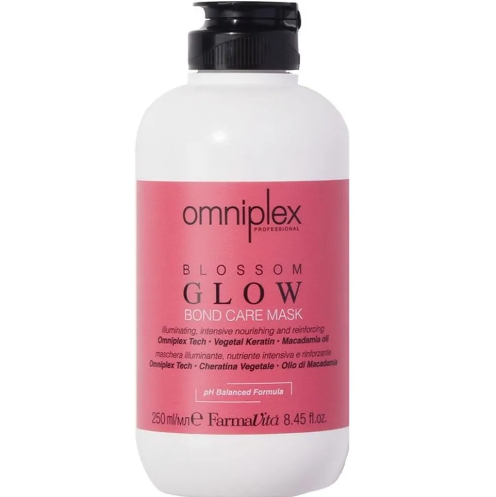 Farmavita Blossom Glow Bond Care Mask intensywnie regenerująca maska do włosów 250ml