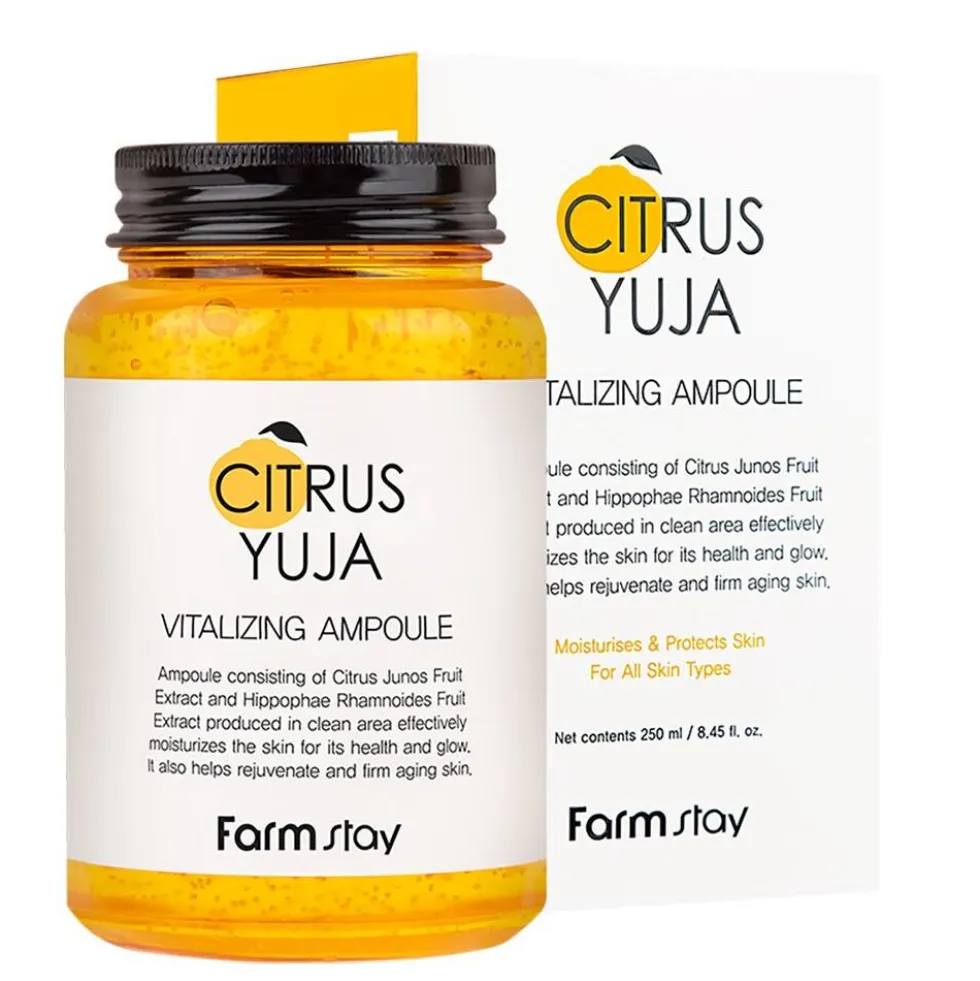 FarmStay Citrus Yuja rewitalizująca ampułka do twarzy 250ml