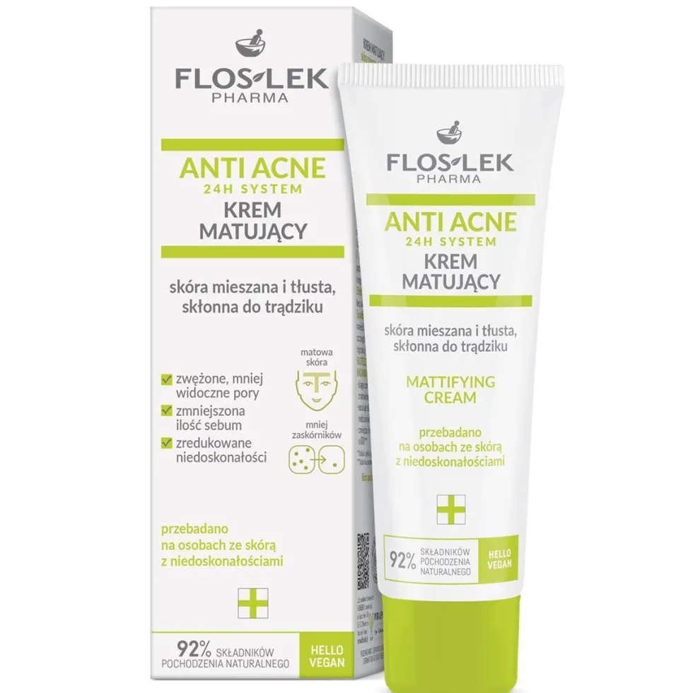 Floslek Anti-Acne 24h System krem matujący 50ml