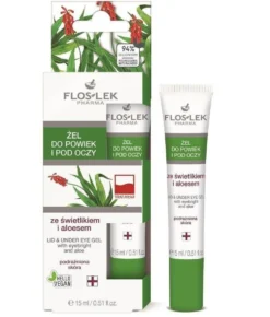Floslek Żel do powiek i pod oczy ze świetlikiem i aloesem 15ml