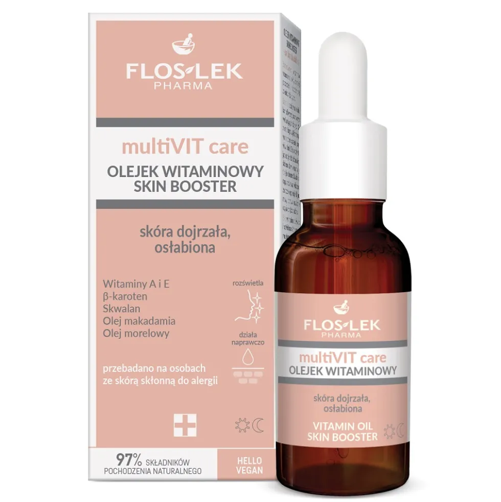 Floslek multiVIT care olejek witaminowy skin booster 30ml