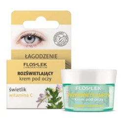 Floslek Rozświetlający krem pod oczy ze świetlikiem i witaminą C 15ml