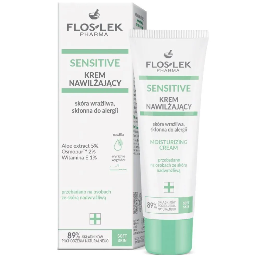 Floslek Sensitive krem nawilżający do twarzy 50ml