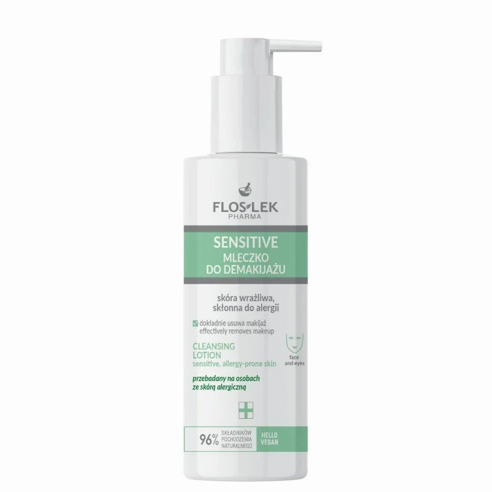 Floslek Sensitive mleczko do demakijażu do skóry wrażliwej 175ml