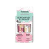 Floslek Vege Lip Care zestaw odnowa ust w 2 krokach cukrowy scrub nastrojowy wiśniowy + maska do ust cytrynowa odnowa 2x14g