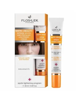 Floslek White & Beauty krem punktowy wybielający przebarwienia i piegi 20ml