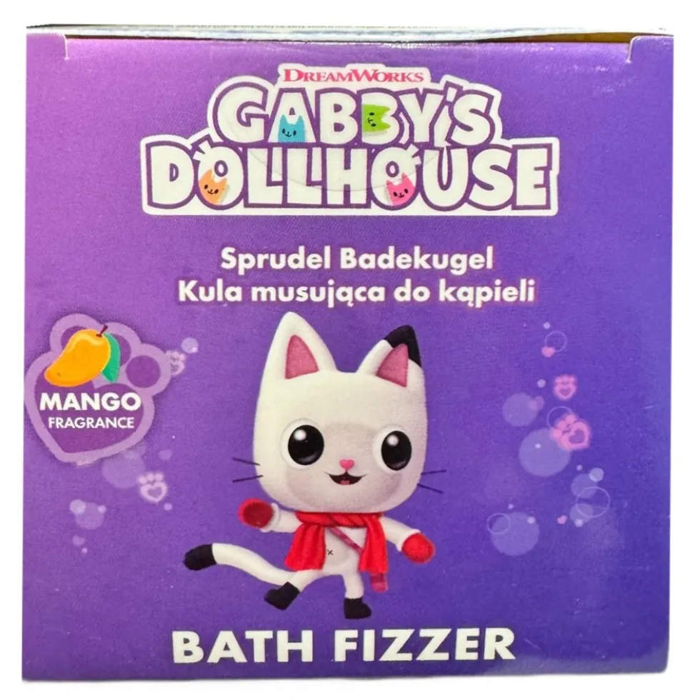 Gabby's Dollhouse Kula musująca do kąpieli Mango 165g