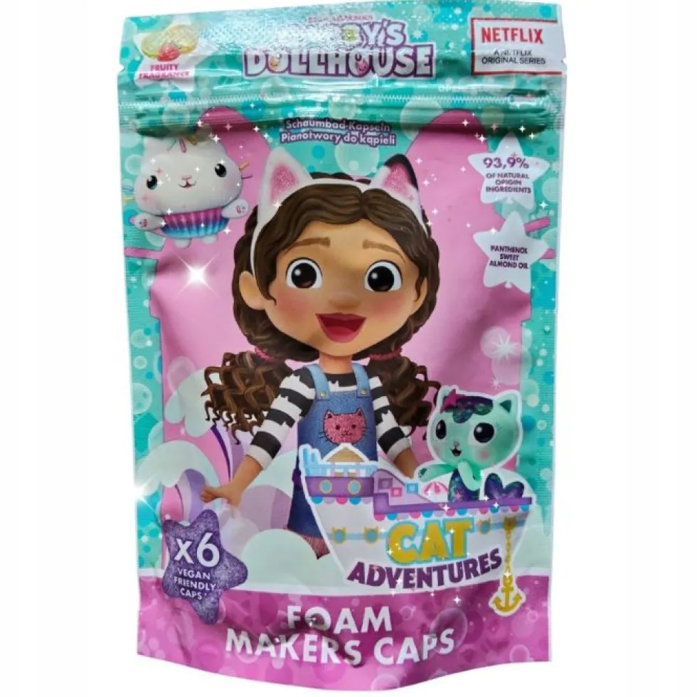 Gabby's Dollhouse Pianotwory do kąpieli 6x16g