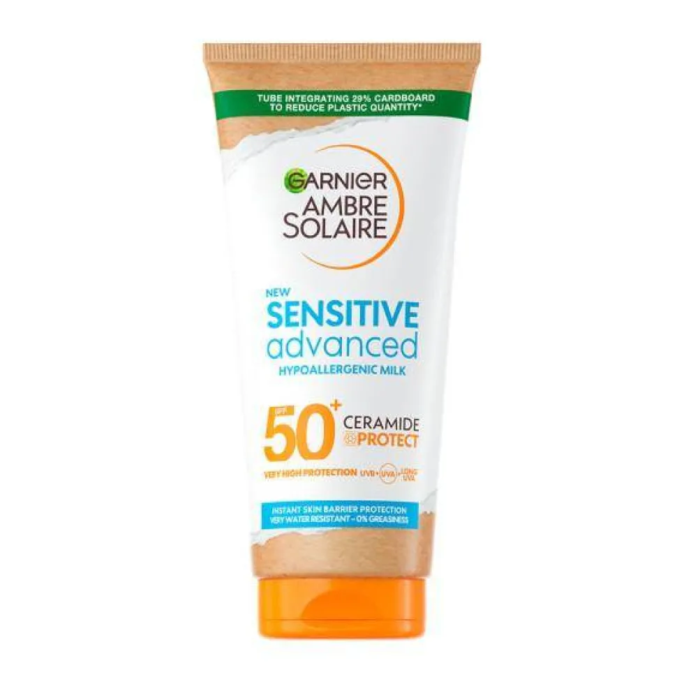 Garnier Ambre Solaire Sensitive Advanced hipoalergiczne mleczko ochronne do ciała SPF50+ 175ml