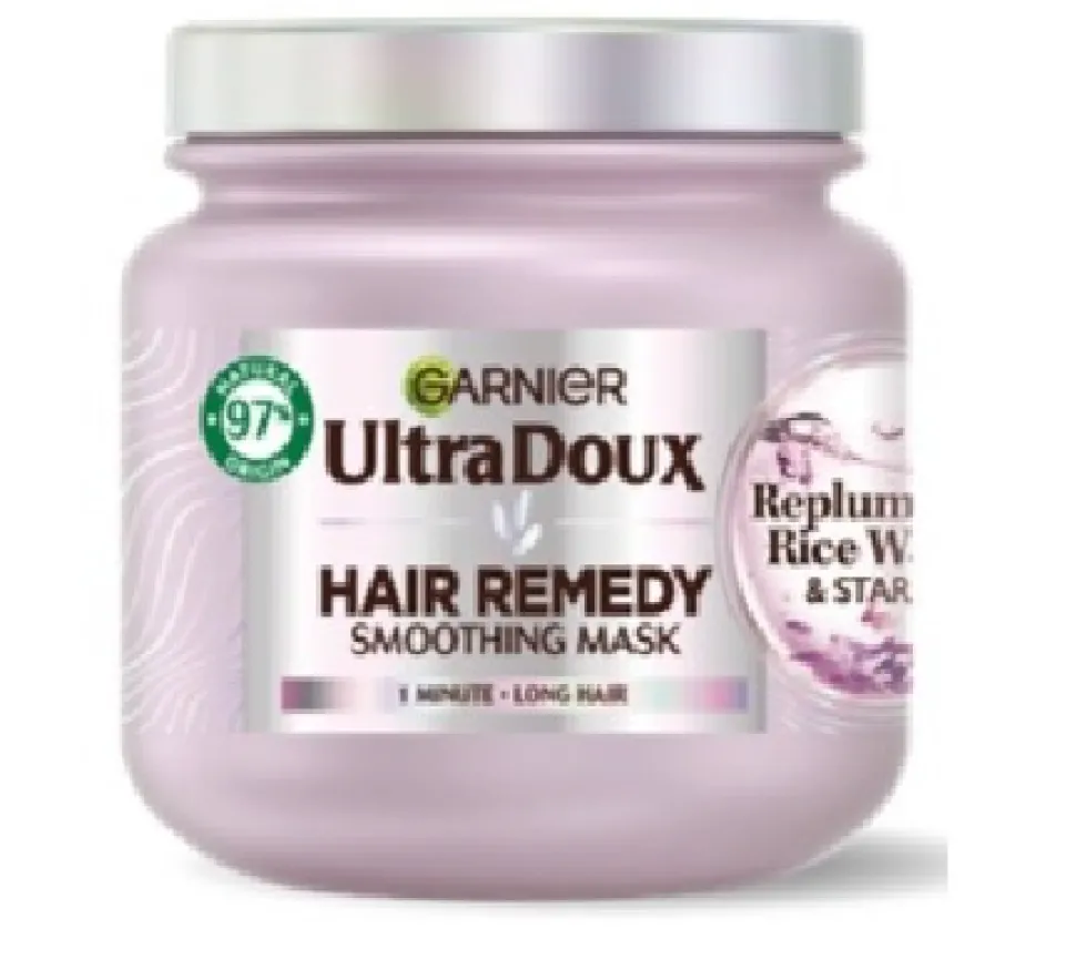 Garnier Botanic Therapy maska wygładzająca do włosów długich i porowatych Woda Ryżowa i Skrobia 340ml