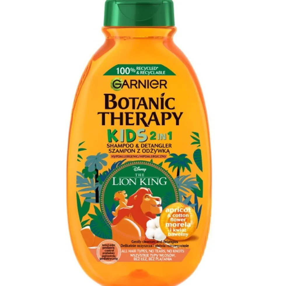 Garnier Botanic Therapy szampon z odżywką 2w1 dla dzieci Król Lew 250ml