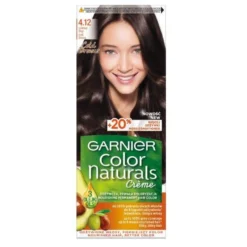 Garnier Color Naturals odżywcza farba do włosów 4.12 Lodowy Brąz