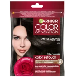 Garnier Color Sensation Color Retouch szampon koloryzujący 2.0 Jasna Czerń
