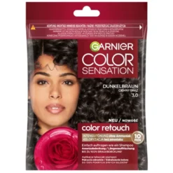 Garnier Color Sensation Color Retouch szampon koloryzujący 3.0 Ciemny Brąz