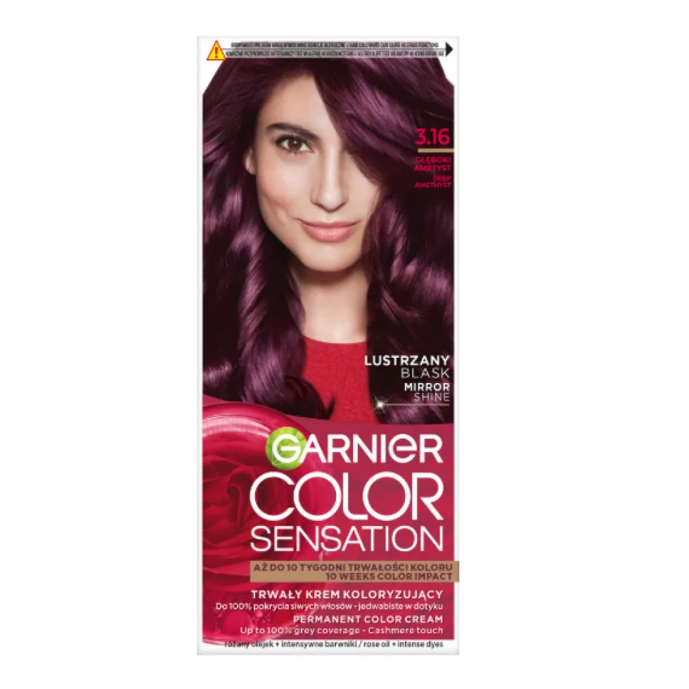 Garnier Color Sensation krem koloryzujący do włosów 3.16 Głęboki Ametyst