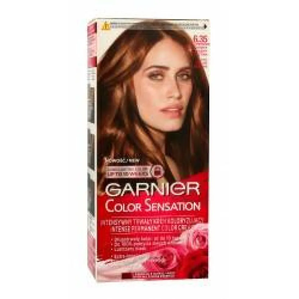 Garnier Color Sensation krem koloryzujący do włosów 6.35 Jasny Kasztan