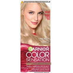 Garnier Color Sensation krem koloryzujący do włosów 10.21 Jedwabisty Perłowy Blond