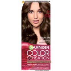 Garnier Color Sensation krem koloryzujący do włosów 5.0 Świetlisty Jasny Brąz