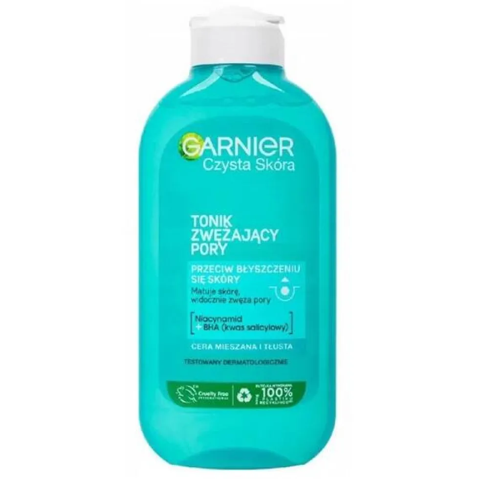 Garnier Czysta Skóra matujący tonik zwężający pory 200ml