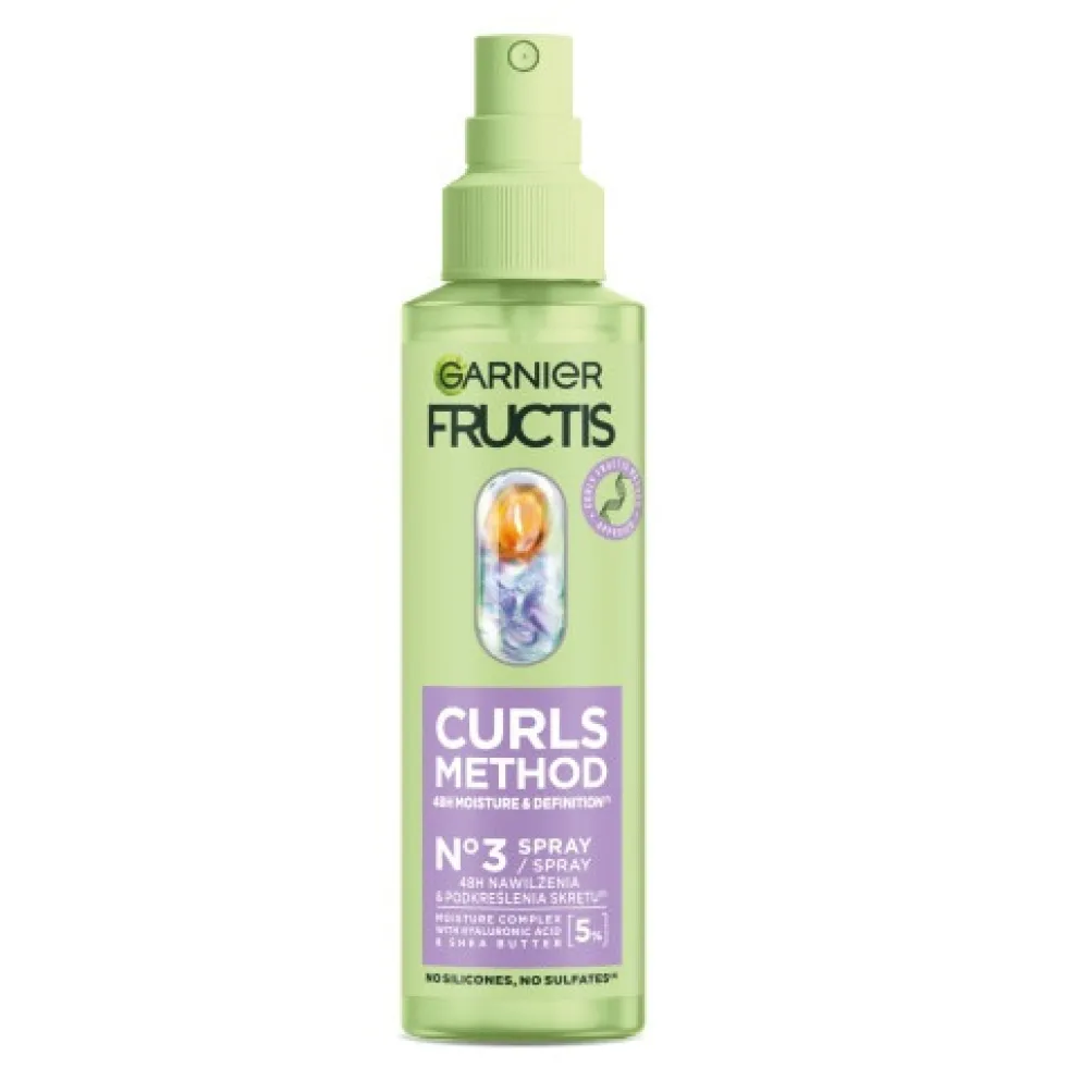 Garnier Fructis Curls Method nawilżająco-odświeżający spray do loków 150ml
