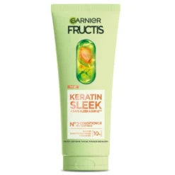 Garnier Fructis Keratin Sleek odżywka do włosów suchych i puszących się 200ml