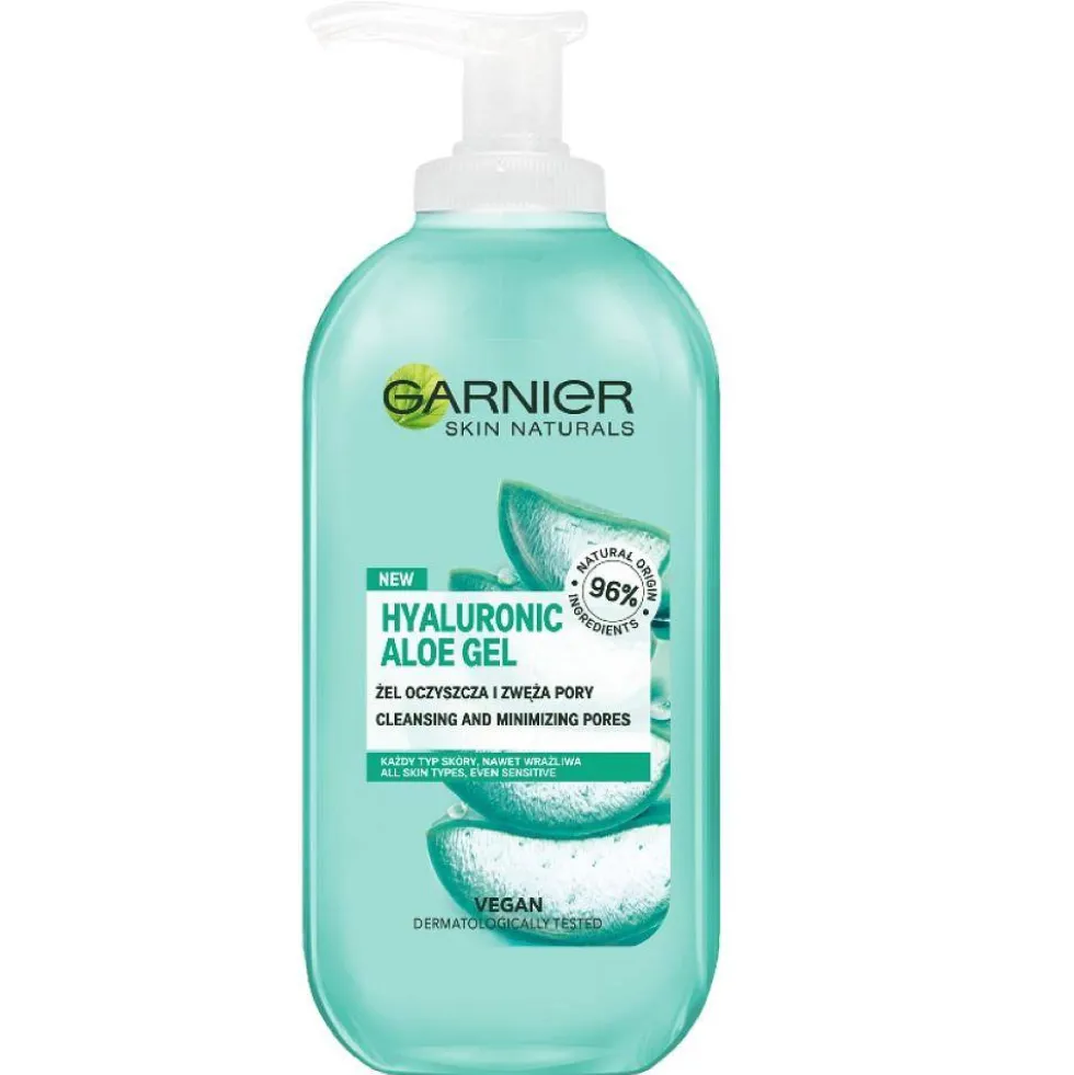 Garnier Hyaluronic Aloe Gel żel oczyszczający do każdego typu skóry 200ml