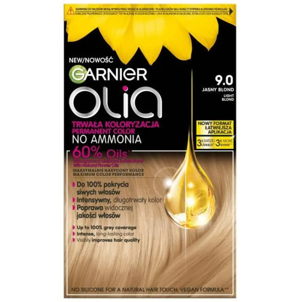 Garnier Olia farba do włosów 9.0 Jasny Blond