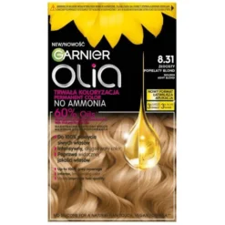 Garnier Olia farba do włosów 8.31 Złocisty Popielaty Blond